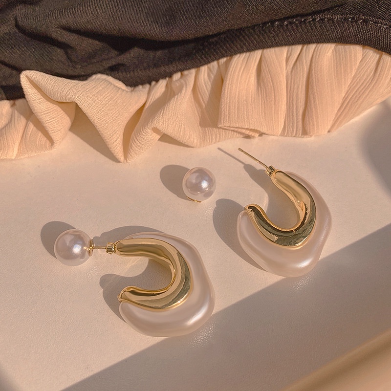 Bông Tai Ngọc Trai Bằng Acrylic Thời Trang Hàn Quốc 2022 S925