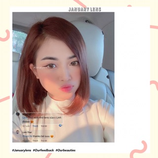 K3005 Brown có độ cận (Lens sd 1 ngày)- Januarylens