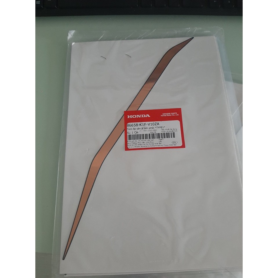 Tem Sườn Airblade AB 2020 2021 2022  Special Edition chính hãng honda