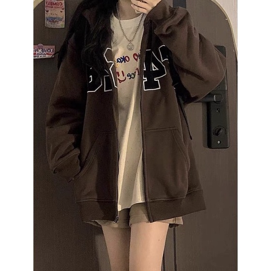 ÁO KHOÁC HOODIE NỮ DÂY KÉO PHỐI NÓN CHẤT NỈ NGOẠI DÀY DẶN 3 MÀU CAO CẤP DUYÊN DÁNG BAO ĐẸP MỚI