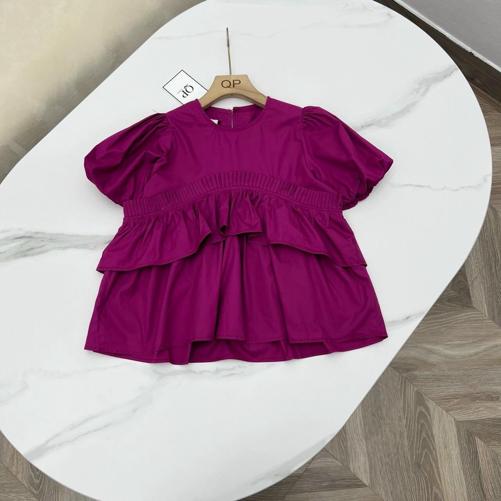 áo babydoll bánh bèo xếp ly tầng xinh