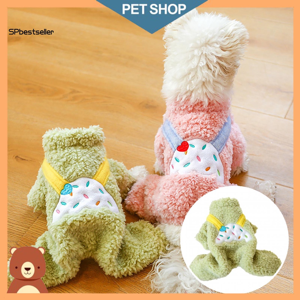 Bộ Áo Liền Quần Thời Trang Mùa Đông Dành Cho Cún Cưng