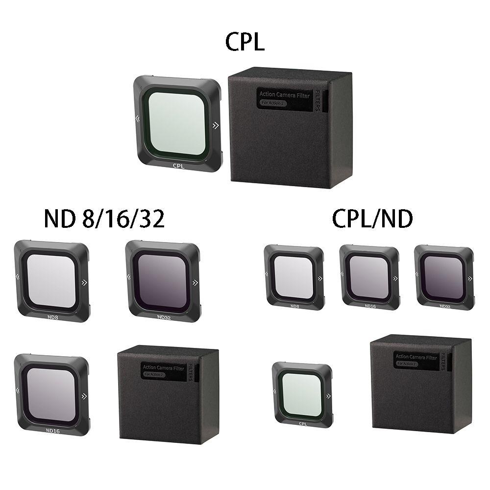 BTLIMER Kính Lọc Bảo Vệ Ống Kính Máy Ảnh Cho DJI Action 2 / 2