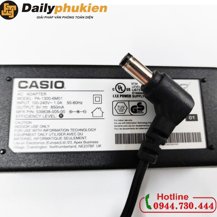 [Mã 2404EL10K giảm 10K đơn 20K] Adapter nguồn đàn Casio CTK-2000 CTK-2100
