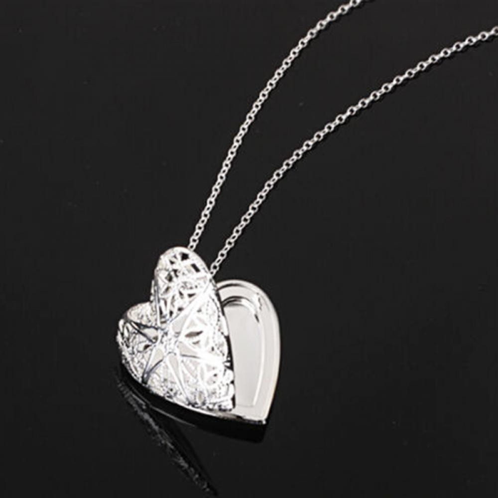  Dây chuyền màu bạc với mặt hình trái tim xinh xắn cho nữ  Lcàng mua càng rẻ