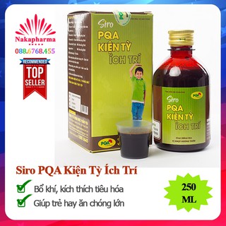 Siro PQA Kiện Tỳ Ích Trí – Giúp kích thích tiêu hóa, ăn uống ngon miệng, dành cho trẻ biếng ăn, suy dinh dưỡng