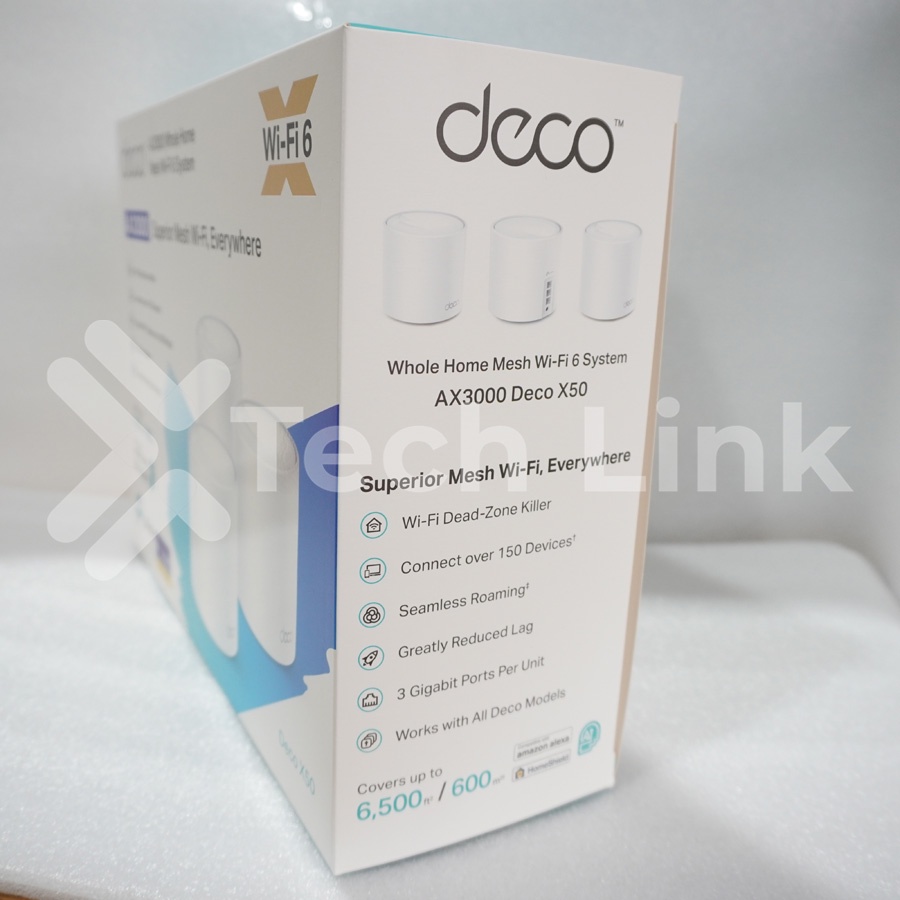 [Hỏa tốc] Hệ Thống Wi-Fi 6 Mesh TP-Link Deco X50 Dành Cho Gia Đình Chuẩn AX3000