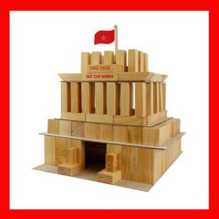 Đồ chơi gỗ Bộ Xếp Hình XD Lăng Bác