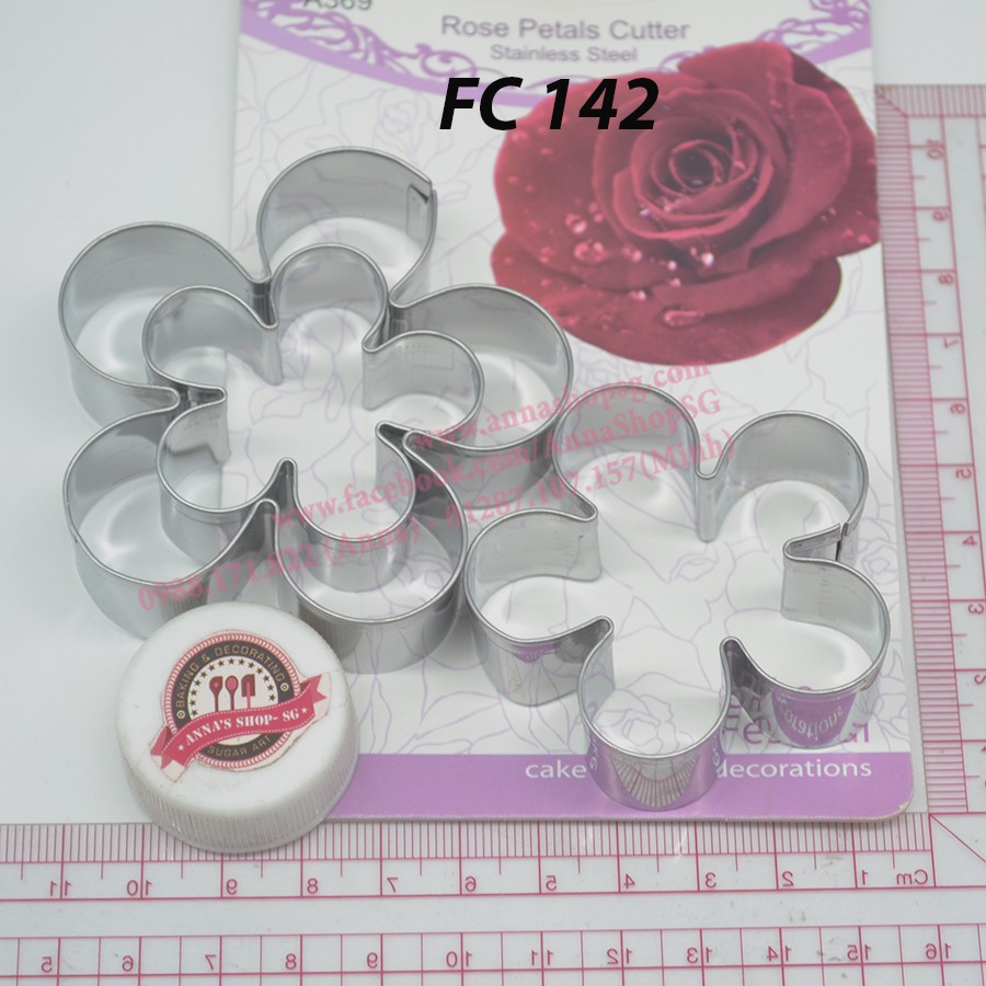 CUTTER HOA HỒNG 3 SIZE FC142