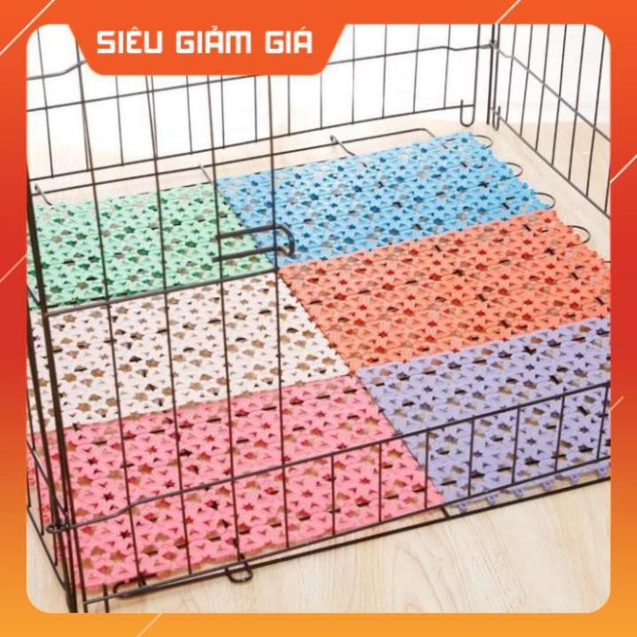 [GIẢM GIÁ] Tấm lót sàn chuồng chó, mèo PetX bằng nhựa nhiều màu bằng nhựa PVC - petshop số 01 zubumshop