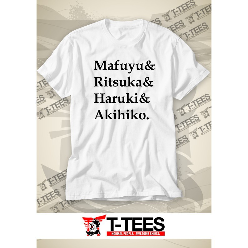 Mẫu áo thun Given (Anime) - Character Name  (White) độc đẹp giá rẻ