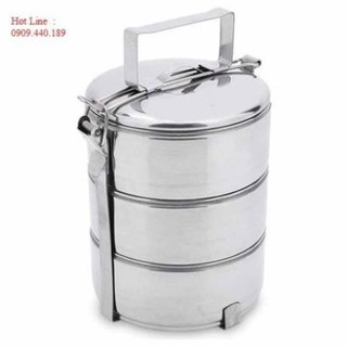 Cà mên 3 ngăn đêu inox 304, an toàn vệ sinh,hiệu quả sử dụng,bền đẹp theo thời gian.
