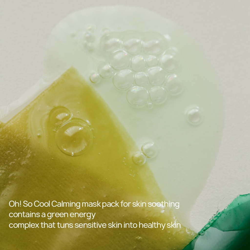 Mặt Nạ Mùa Hè Mát Da Không Gây Kích Ứng Da ONE DAY'S YOU Oh! So Cool Calming Facial Mask