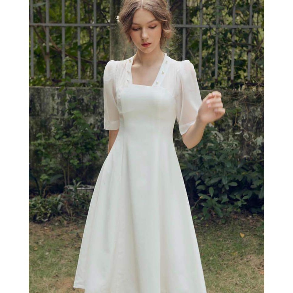 ĐẦM DỰ TIỆC TAY LƯỚI NGỌC | BigBuy360 - bigbuy360.vn