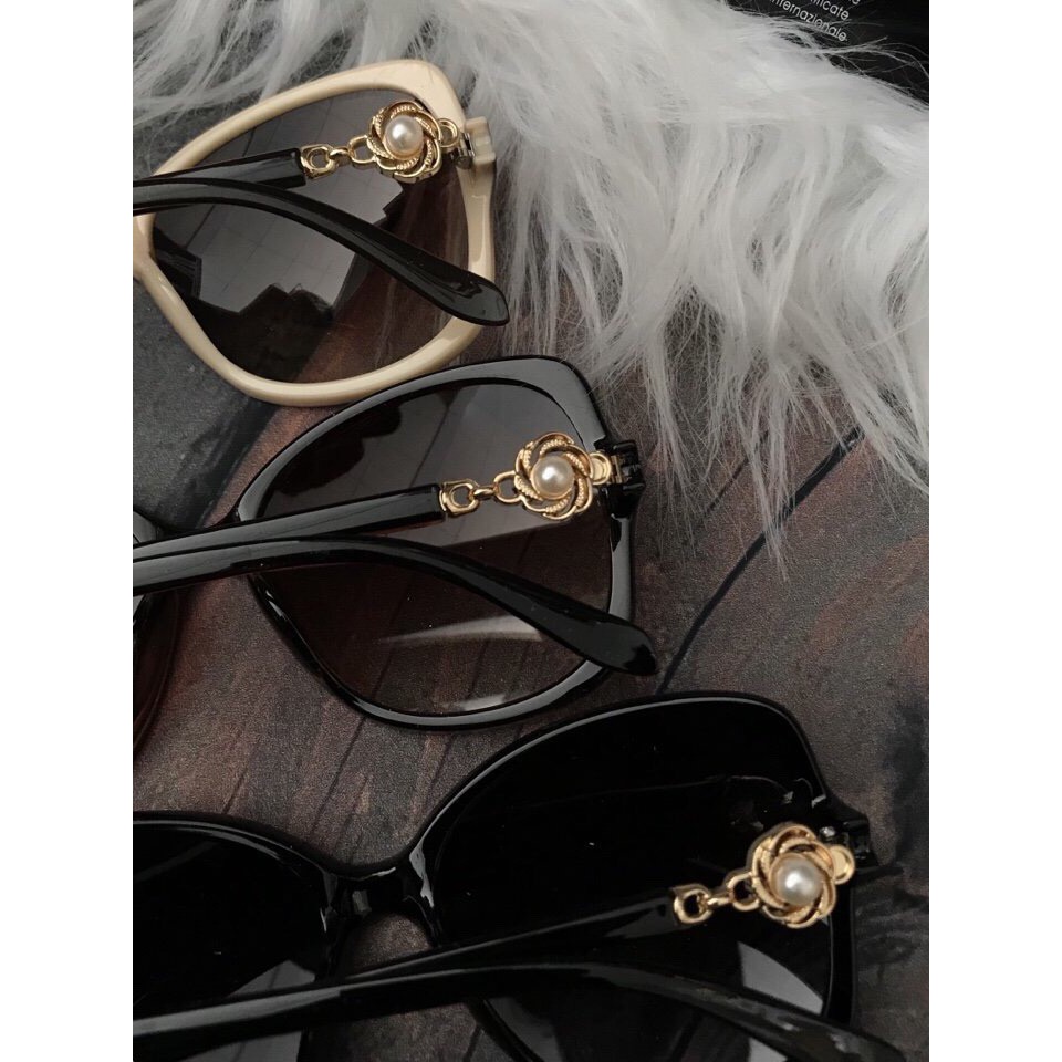 [CỰC SHOCK] MẮT KÍNH CN ĐÍNH HOA NGỌC TRAI NHÂN TẠO CỰC CHẤT AH235