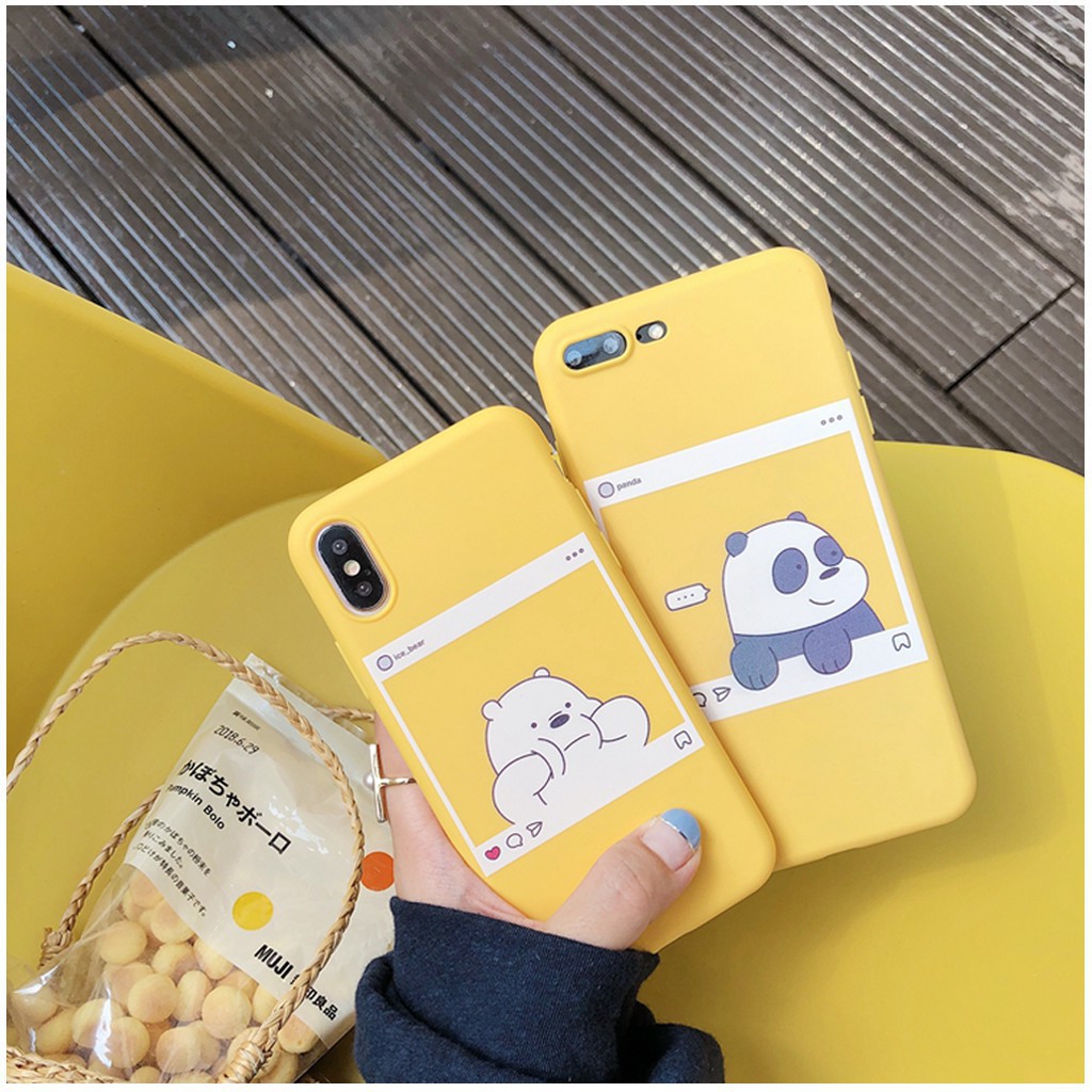 ⚡ ỐP LƯNG IPHONE ⚡ GẤU PANDA INSTA  ⚡