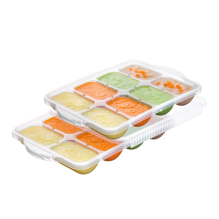 Khay trữ đông đồ ăn dặm cho bé Nhật Bản Inochi Amori, đựng thức ăn, đồ ăn, kháng khuẩn, an toàn tuyệt đối Vapu HCM