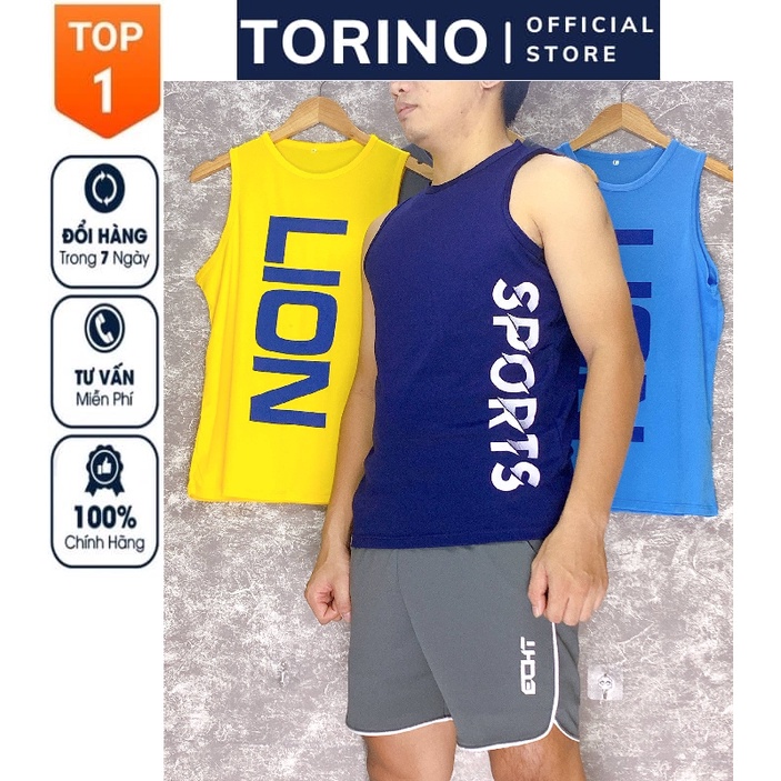 Áo ba lỗ 𝐒𝐏𝐎𝐑𝐓𝐒, áo tập gym, thể thao, chạy bộ nam chất vải Thun Mè Thái cao cấp siêu thoáng mát