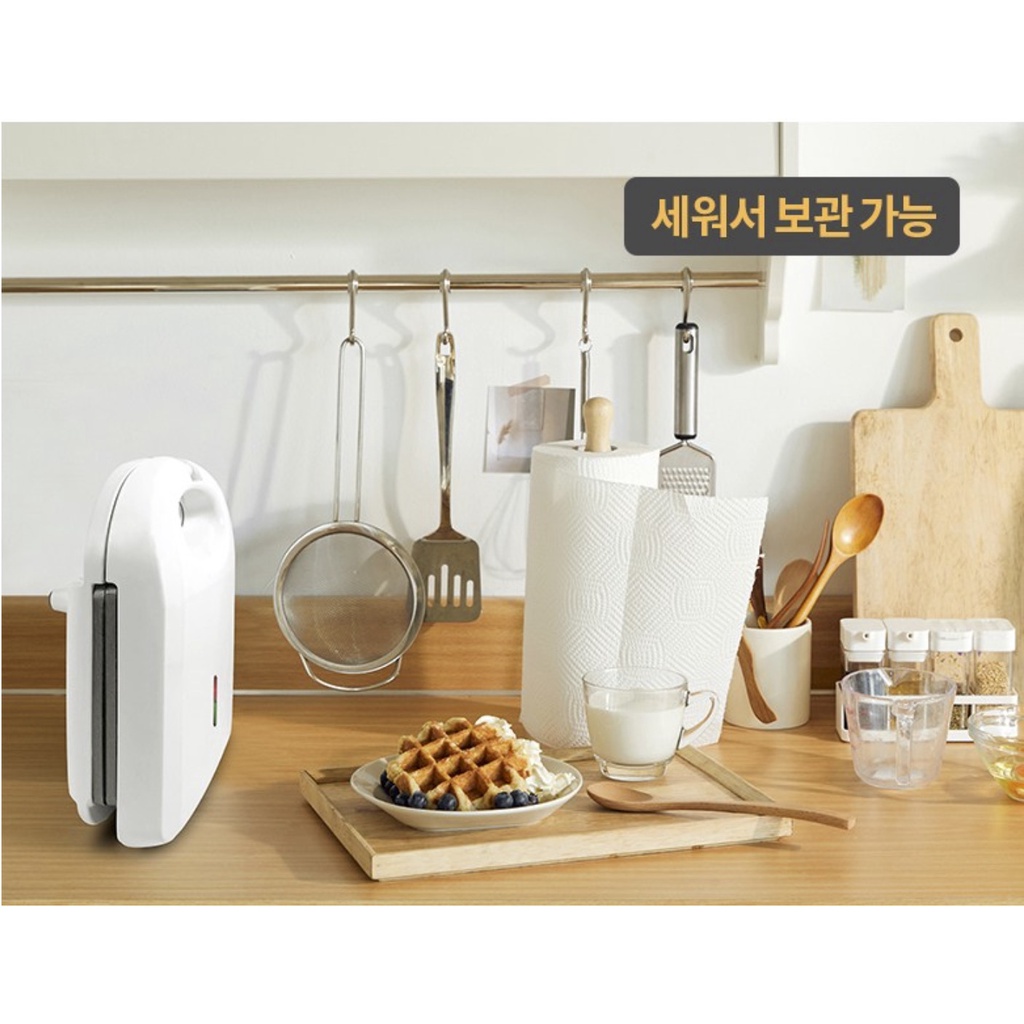 [Hàng chính hãng] Máy Làm Waffle và Croffle Home Planet Chính Hãng Hàn Quốc 2 Ngăn (Hàng cao cấp) - Máy Kẹp Nướng Bánh Mỳ