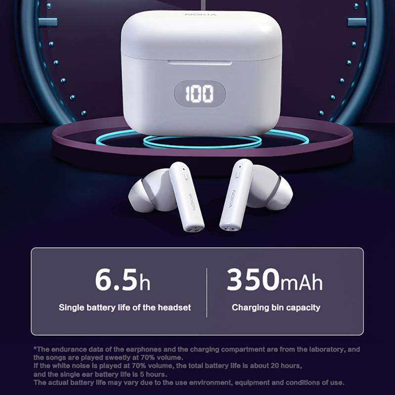 Tai nghe không dây chống ồn có mic bluetooth 5.1 Nokia E3102