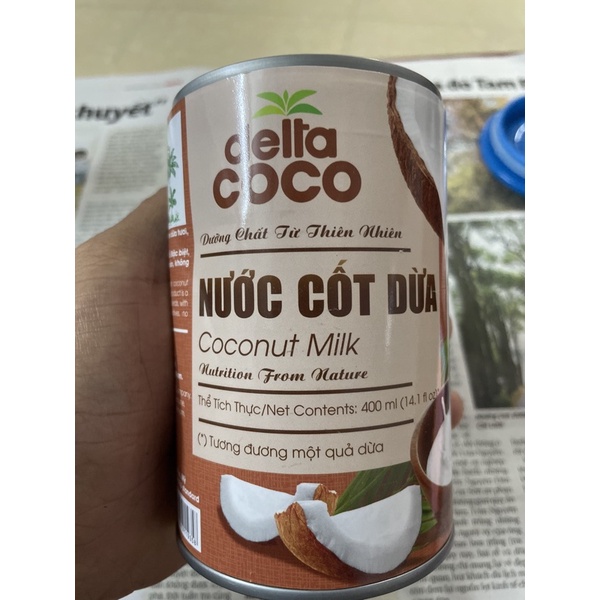 Nước cốt dừa DELTA COCO 400ml