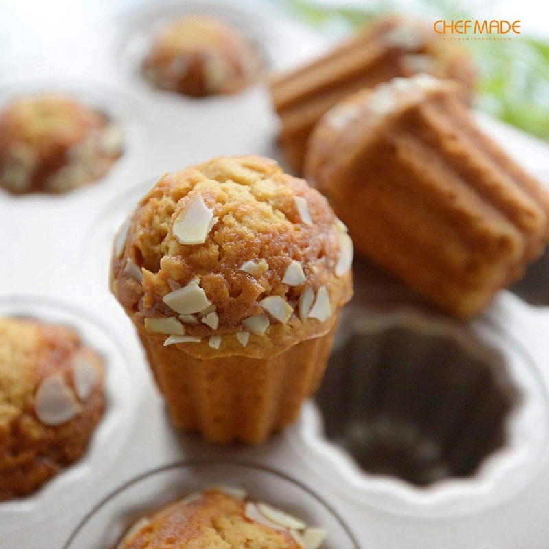 Khuôn CHEFMADE Làm Bánh Muffin Chống Dính Có 12 Ngăn Tiện Dụng WK9158