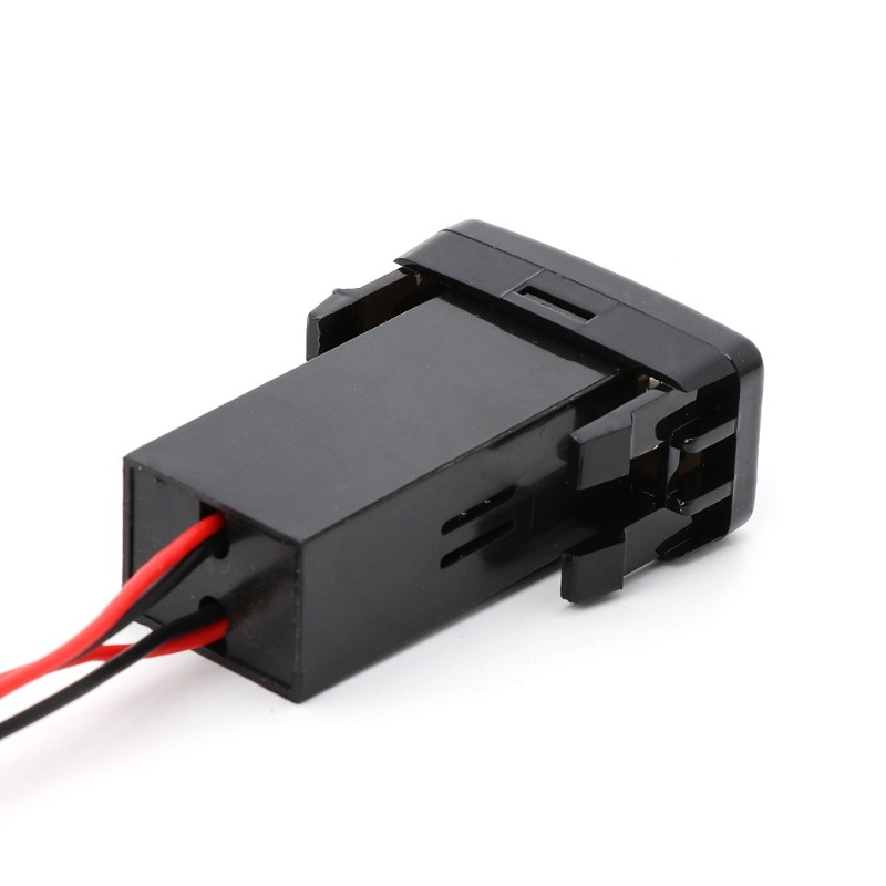 Tẩu Sạc 2 Cổng USB 12V 2 1A Chuyên Dụng Cho Đèn LED Xe Hơi Toyota