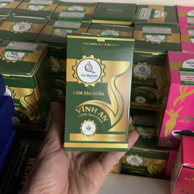 Tảo cốm vĩnh an mix trong spa