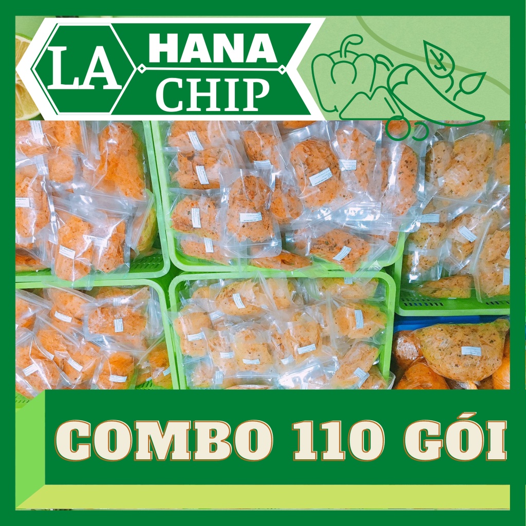 Bánh Tráng Trộn | Hana Chip [COMBO 110 GÓI]