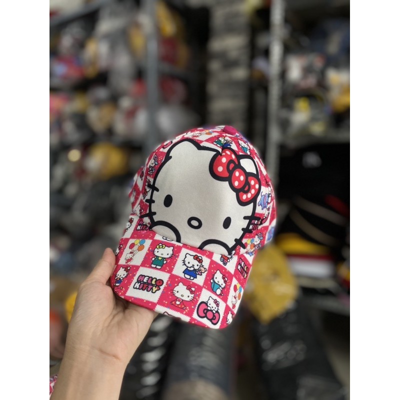 [ Bé 2-5 tuổi ] Nón kết HELLO KITTY siêu đẹp cho bé Gái