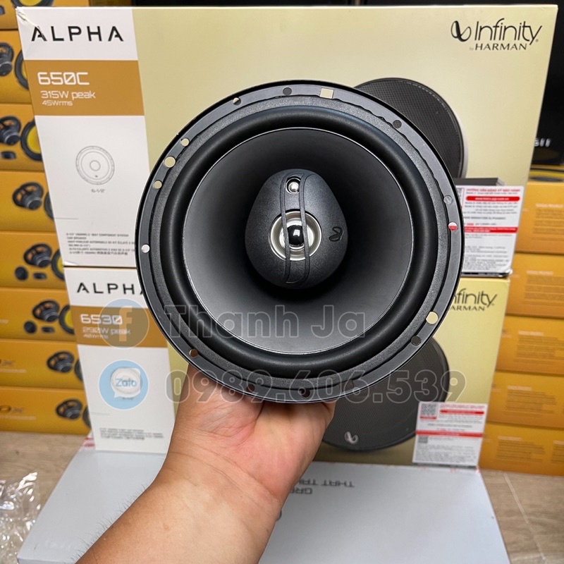 Loa Xe infinity alpha 650c 6530 Chính Hãng Harman
