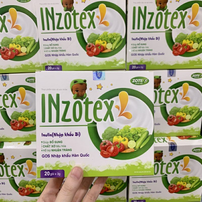 INZOTEX- Bổ sung chất xơ, hỗ trợ tiêu hóa, nhuận tràng