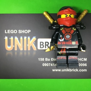 Lego UNIK BRICK Kai (Mẫu 9) Ninja đỏ trong Ninjago chính hãng (như hình).