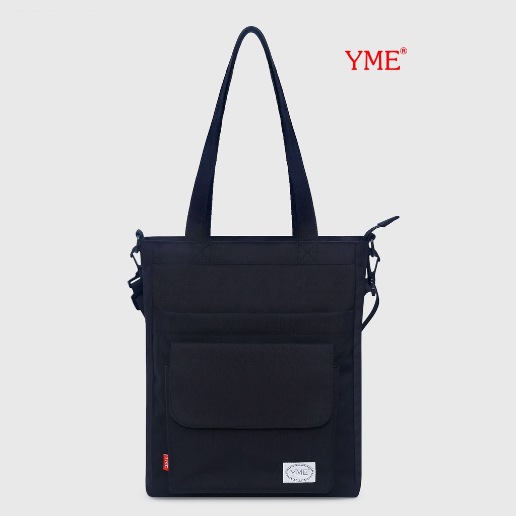 Túi tote đeo chéo vải đi học đi làm YTO5 có khóa kéo miệng nhiều ngăn và đựng vừa laptop cực chất