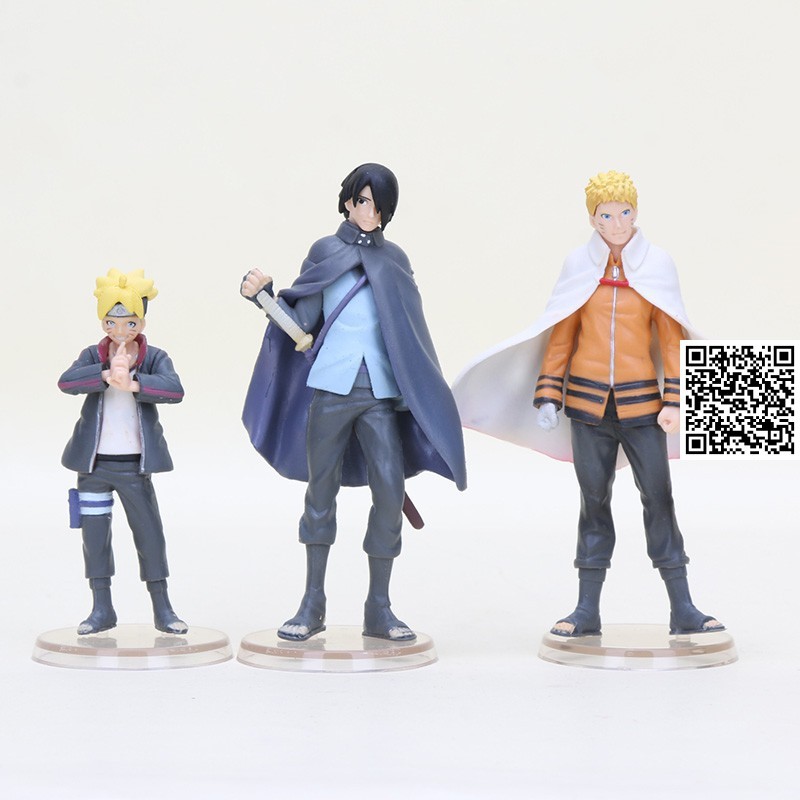 Mô hình bộ 3 BORUTO Sasuke Naruto 1067