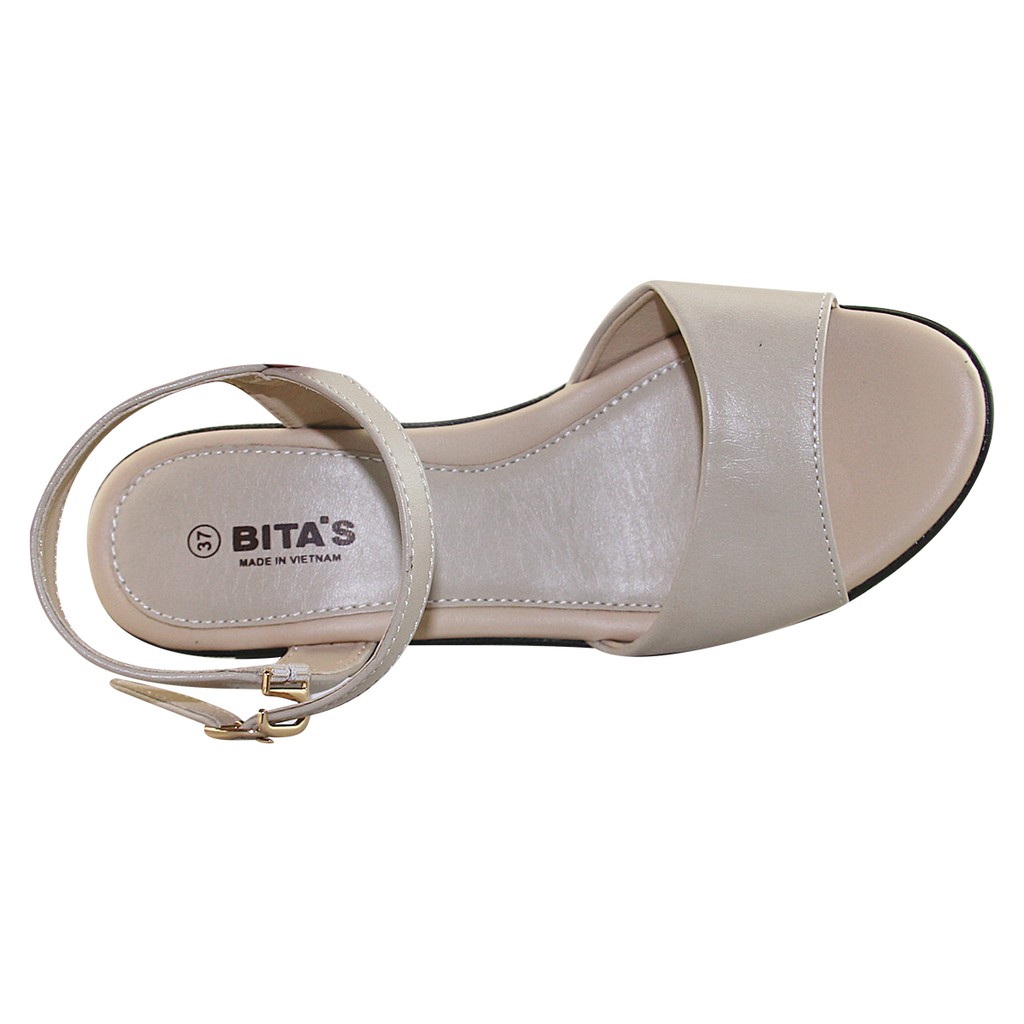 SANDAL NỮ ĐẾ XUỒNG CAO SANG TRỌNG CHÍNH HÃNG BITAS SYN.215 (SIZE 36-39)