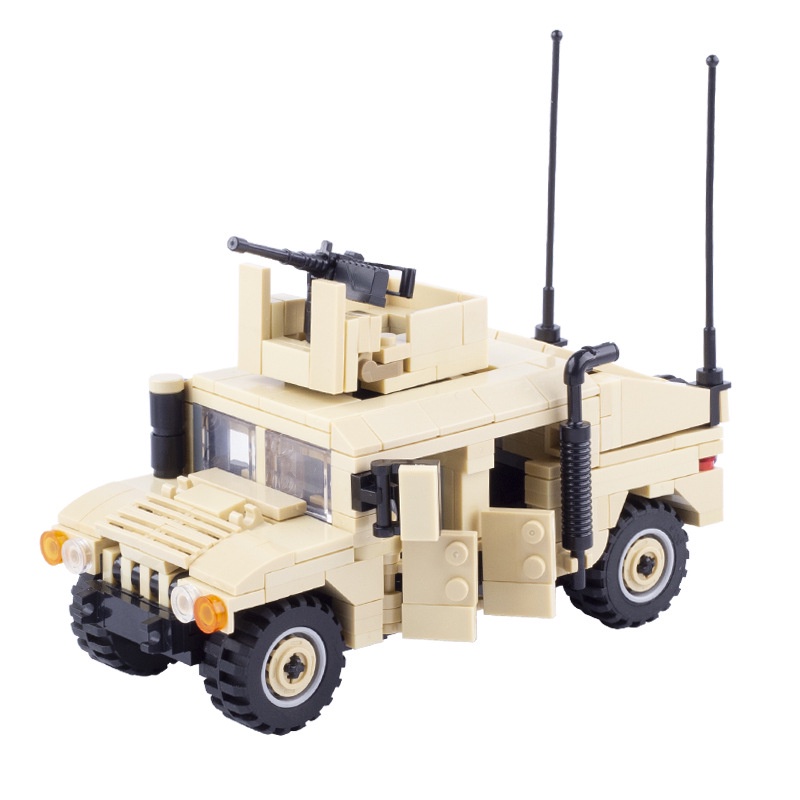 Moc Đồ Chơi Lắp Ráp Xe Quân Đội Mỹ Mùa Hè Cho Bé Trai
