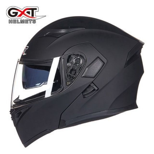 Mũ hàm lật gxt 2017- mũ bảo hiểm fullface- nón bảo hiểm gxt 2 kính lật hàm( hàng chính hãng)