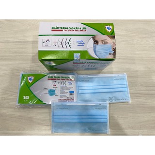 Khẩu trang cao cấp 4 lớp Swan