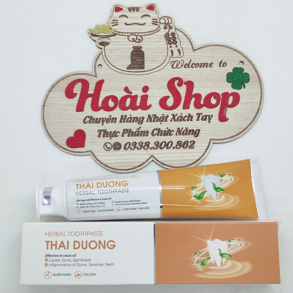 Kem đánh răng dược liệu Thái Dương tuýp 150g