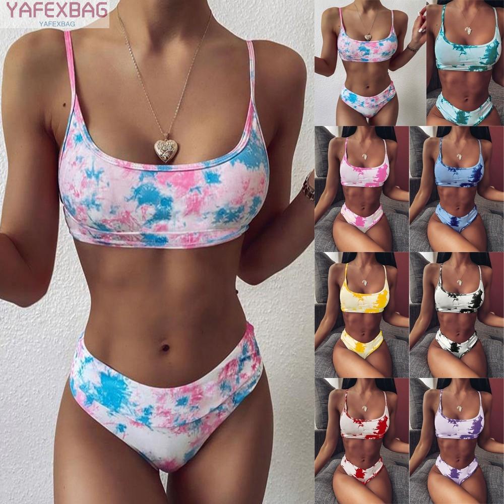 Women Brazilian Bikini Set Printed Push Up Padded Swimwear Swimsuit Bathing Suit