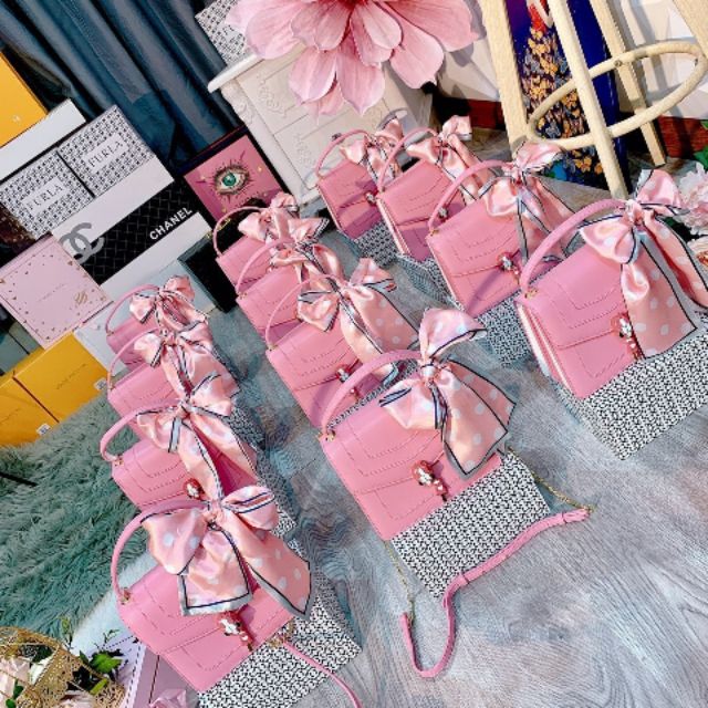 Túi EMO đầu rắn tặng kèm khăn siêu xinh