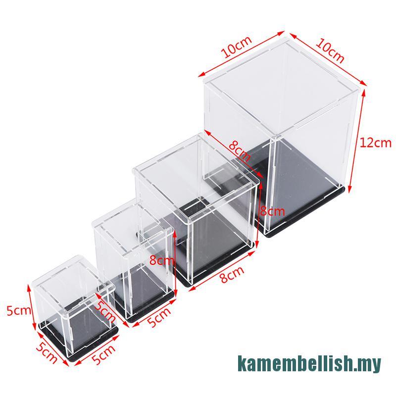 Hộp Trưng Bày Đồ Chơi Khối Lập Phương Bằng Acrylic Trong Suốt Chống Bụi Sự Bảo Vệ