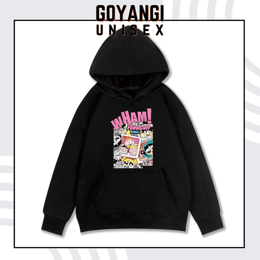 Áo Hoodie Unisex  GYG PowerGirl 2 Phong Cách Hàn Quốc