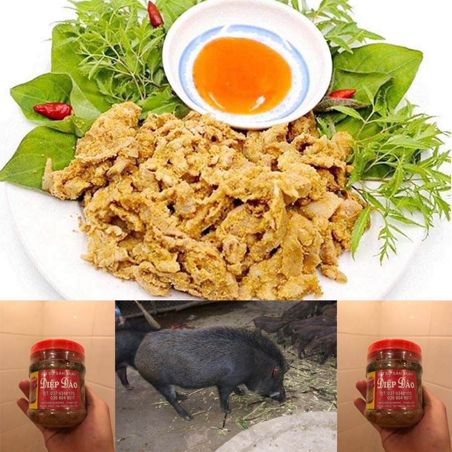 Thịt Chua Thanh Sơn Phú Thọ - Đặc Sản Phú Thọ - Nguyên Liệu Lợn Mán Phú Thọ