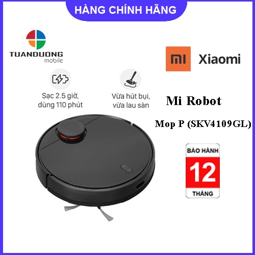 Robot hút bụi lau nhà Xiaomi SKV4109GL Mi Robot Vacuum - Mop Pro (Hàng Chính Hãng)