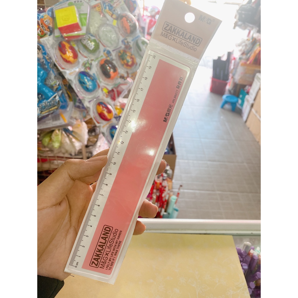 Thước kẻ 15cm bản rộng M&G x Lifestudio Zakha Chọn Nhiều Màu