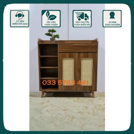 Tủ giày cánh mây  -  cánh mở thoáng khí, chống mùi