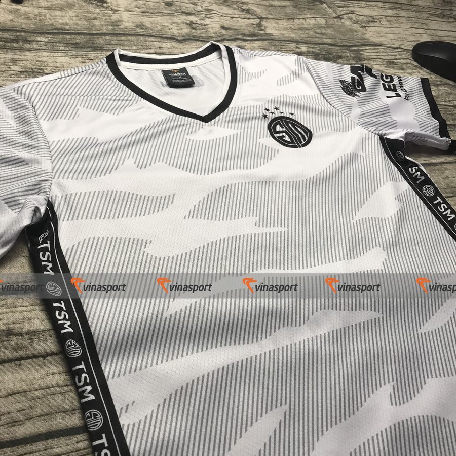 Áo thun game thi đấu Esports Solomid TSM 2020 White trắng
