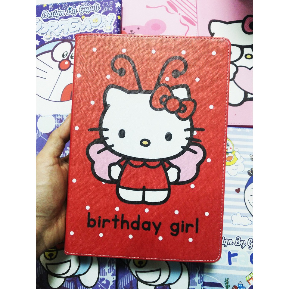 Bao da iPad mini 7.9inch (dùng chung mini1/2/3/4/5) Doraemon, Hello kitty khay lưng dẻo | BigBuy360 - bigbuy360.vn